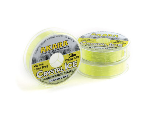 Леска Akara Crystal ICE Yellow 30 м 0,08