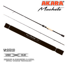 Спиннинг штекерный угольный Akara Machete (17-45) MH AM802MH-240