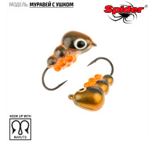 Мормышка W Spider Муравей с ушком (модель 13) м 0,91 гр. 153I с икрой
