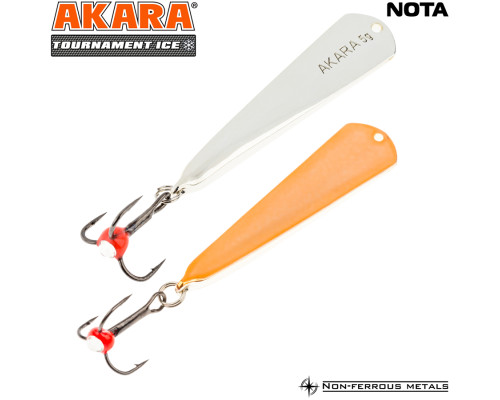 Блесна зимняя Akara Tournament Ice Nota NO-35-SIL/CU
