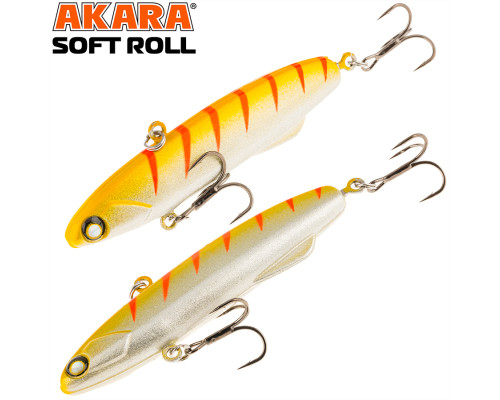 Воблер Akara раттлин Soft Roll 80 мм 28 гр. A216