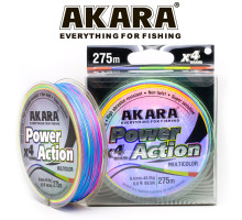 Шнур Akara Power Action X-4 Multicolor 275 м 0,40