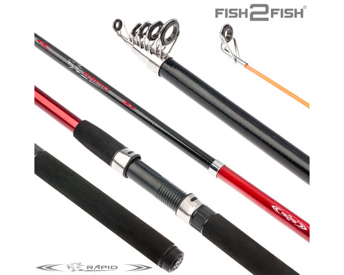 Спиннинг телескоп стекло к/с Fish 2 Fish Rapid (10-40) FISH-180