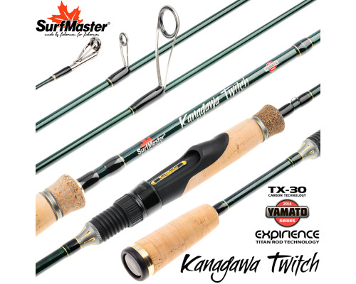 Спиннинг штекерный угольный 2 колена Surf Master YS5007 Yamato Series Kanagawa Twitch TX-30 YS5007-205