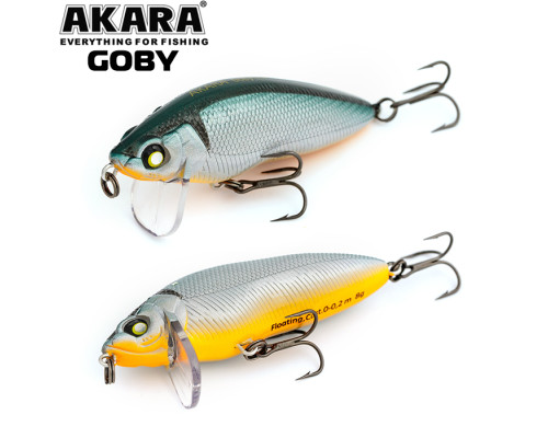 Воблер Akara Goby 65F 8 гр. (2/7 oz 2,6 in) A23