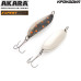 Блесна колеблющаяся Akara Expert Крокодил 25 гр. SIL с глазом