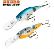 Воблер Akara Twin Shad 60F 8 гр. A12