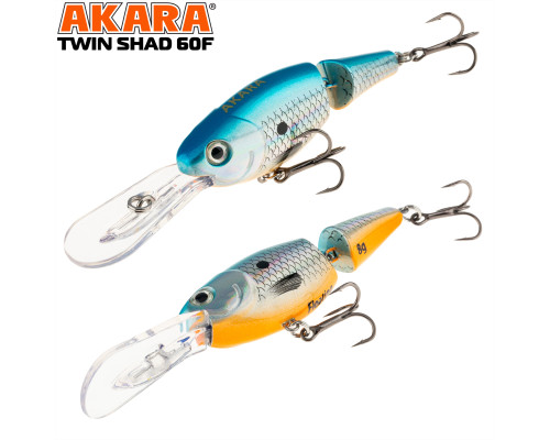 Воблер Akara Twin Shad 60F 8 гр. A12