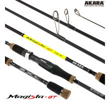 Спиннинг штекерный угольный 2 колена Akara Magista GT ML (4,5-19) 702ML-210