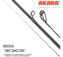 Хлыст угольный для спиннинга Akara Trout E.L Sport UL (0,5-4,5) 1,98 м с разнесенной ручкой