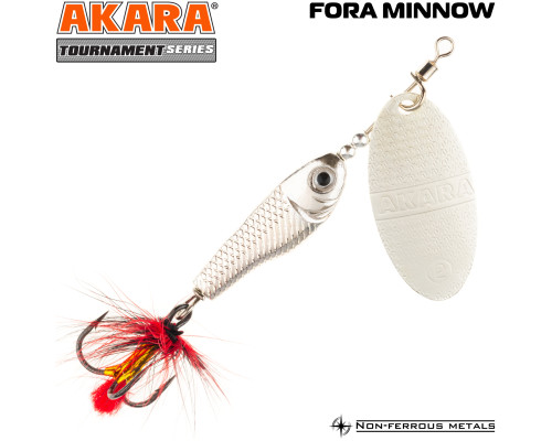 Блесна вертушка Akara Tournament Series Fora Minnow 4 SIL-19