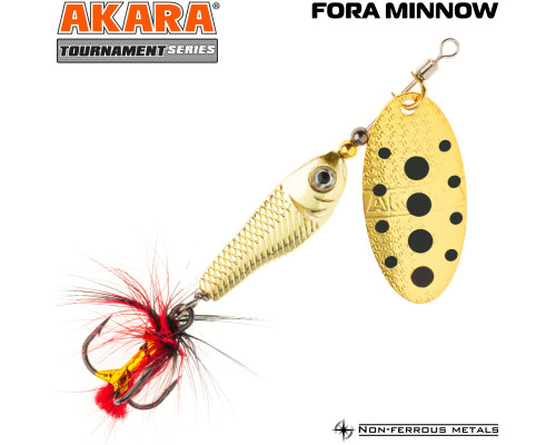 Блесна вертушка Akara Tournament Series Fora Minnow 2 GOL-3