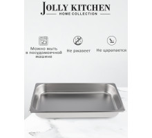 Гастроемкость Jolly Kitchen 1/1 530х325х65 мм нержавеющая сталь Гастроемкость Jolly Kitchen 1/1 530х325х65 мм нерж.сталь