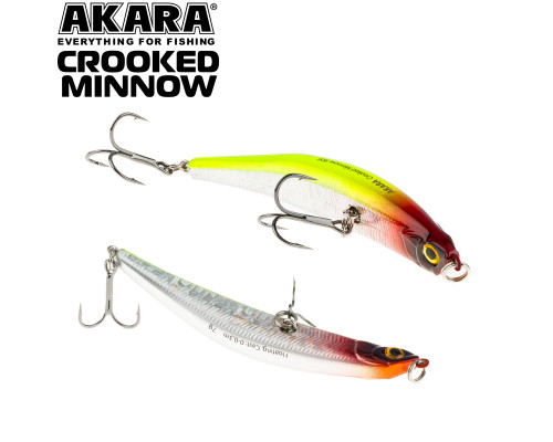 Воблер Akara Crooked Minnow 90F 7 гр. A60