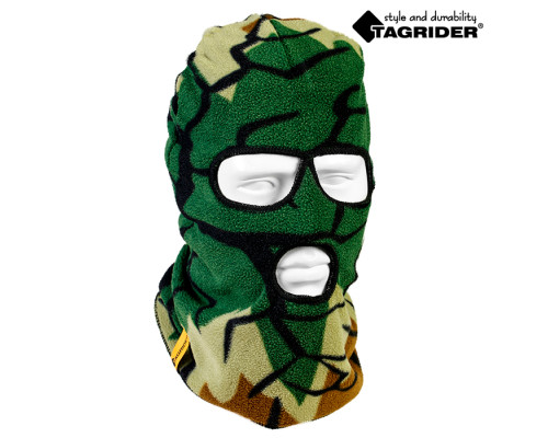 Шапка-маска Tagrider Expedition 3014 3 отверстия флис КМФ MASK-3014KMF