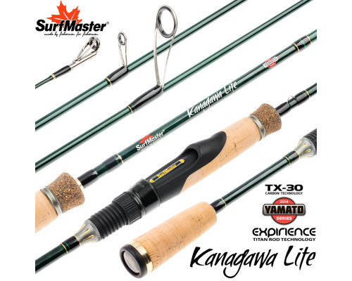 Спиннинг штекерный угольный 2 колена Surf Master YS5006 Yamato Series Kanagawa Lite TX-30 YS5006-205