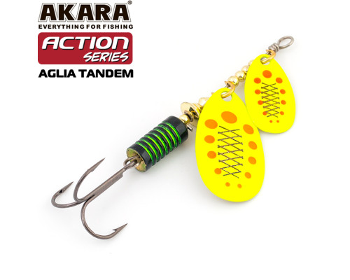 Блесна вертушка Akara Action Series Aglia Tandem 2/5-A9