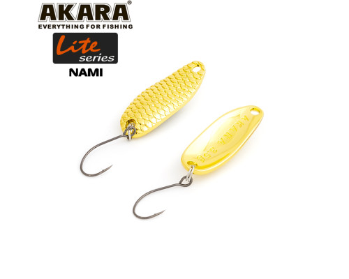 Блесна колебалка Akara Lite Series Nami 1,5 гр. Go