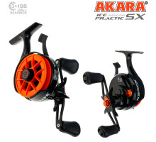 Катушка мультипликаторная зимняя Akara Ice Practic SX 3+1 bb AIPSX-4