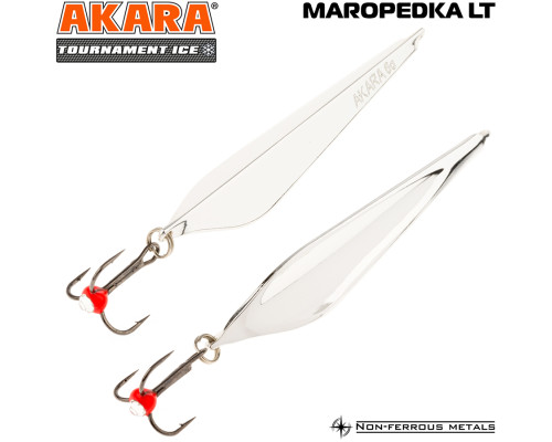 Блесна зимняя Akara Maropedka (Маропедка) Tournament Ice Light 60 MARL-60-SIL