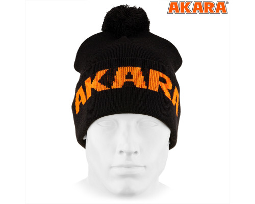 Шапка Akara Sport Winter Pompon Black 2 CA2BLP