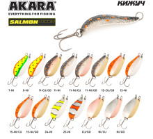 Блесна колеб. Akara Salmon Кижуч 70 мм 16 гр. 24-NI