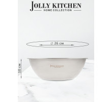 Миска-салатник Jolly Kitchen F7 нержавеющая сталь 26см Миска-салатник Jolly Kitchen F7 нерж.сталь 26см