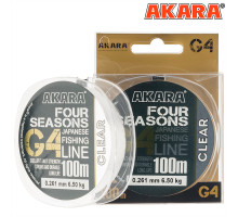 Леска Akara G4 Four Seasons 100 м 0,15