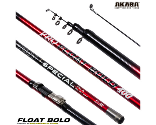 Удилище телескоп угольное д/с Akara Float Bolo (15-35) AFB-600