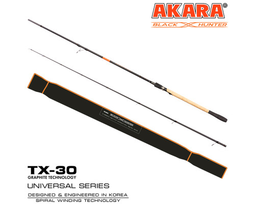 Спиннинг штекерный угольный Akara Black Hunter (28-80) XH 802XH28/80-244