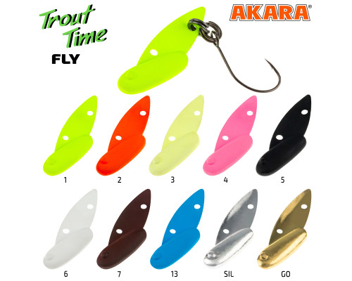 Блесна цикада Akara Trout Time Fly 1,1 гр. 4