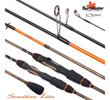 Спиннинг штекерный угольный 2 колена Surf Master Chokai Series Sensitive Light UL (0,8-7) SMSL-198UL