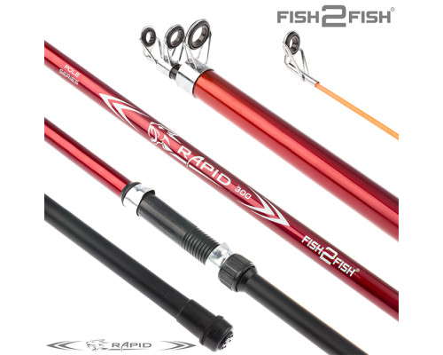 Удилище телескоп стекло д/с Fish2Fish Rapid Fiberglas (10-40) RF-600