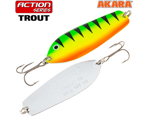 Блесна колебалка Akara Action Series Trout 11,5 гр. 6-Sil