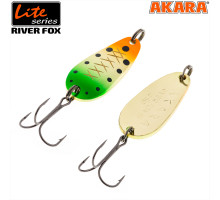 Блесна колебалка Akara Lite Series River Fox 2,5 гр. AB43