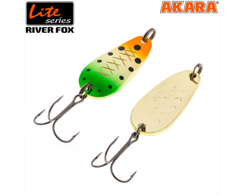 Блесна колебалка Akara Lite Series River Fox 2,5 гр. AB43