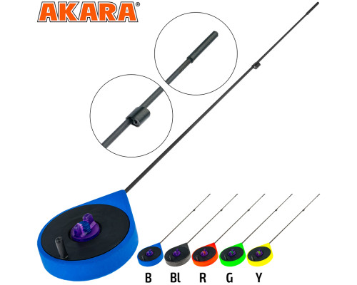 Удочка зимняя Akara Ultra Sport Blue (хлыст карбон) USP-B
