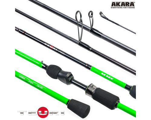 Спиннинг штекерный угольный 2 колена Akara Teuri LS S762L-230