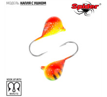 Мормышка W Spider Капля с ушком (модель 11) 0,26 гр. 86