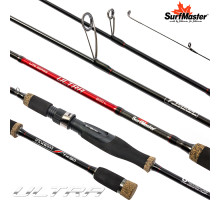 Спиннинг штекерный угольный 2 колена Surf Master Ultra L (1-10) SM-240L