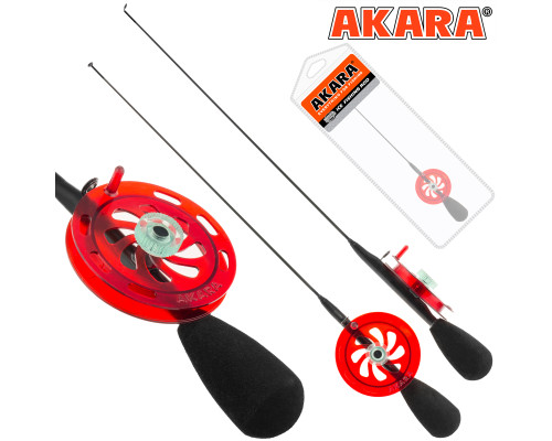 Удочка зимняя Akara Leader N с катушкой с тюльпаном (хлыст Hi Carbon fast) HFT-LN