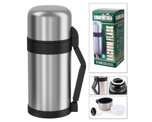 Термос COMFORTIKA Family 150 c широким горлом ручкой и ремнем Термос COMFORTIKA Family 150