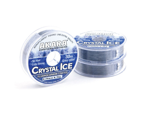Леска Akara Crystal ICE Grey 30 м 0,10