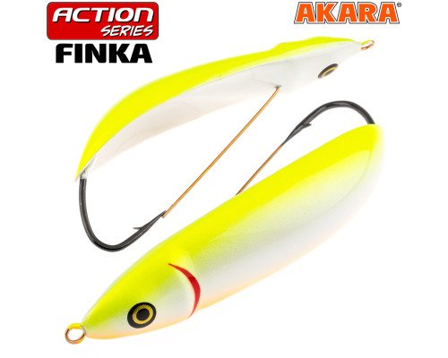 Блесна колебалка незацепляйка Akara Action Series Finka . A125