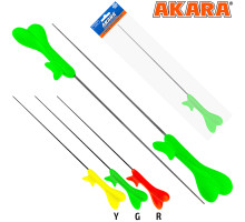 Удочка зимняя Akara RKW2 зеленая (хлыст Hi Carbon 1 составной) 38 см M-G