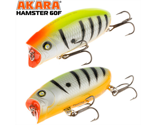 Воблер Akara Hamster 60F 60 мм 10 гр. A5