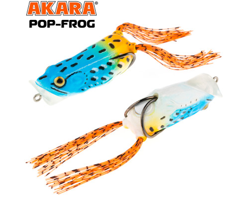 Лягушка Akara Pop-Frog 70 мм 18 гр. (3/5 oz 2,8 in)  4