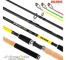 Удилище штекерное угольное фидерное 3 колена Akara Magista Feeder TX-30 (60-90-120) 120-330