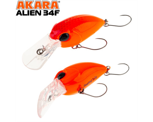 Воблер Akara Alien 34F 3,2 гр. A163