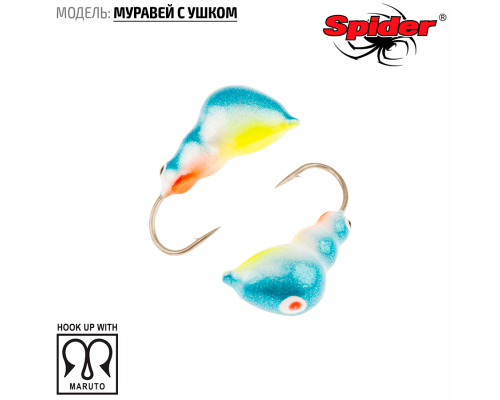 Мормышка W Spider Муравей с ушком (модель 13) 0,40 гр. 35